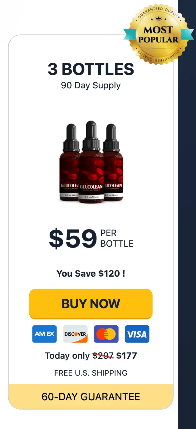 Glucolean 3 bottles